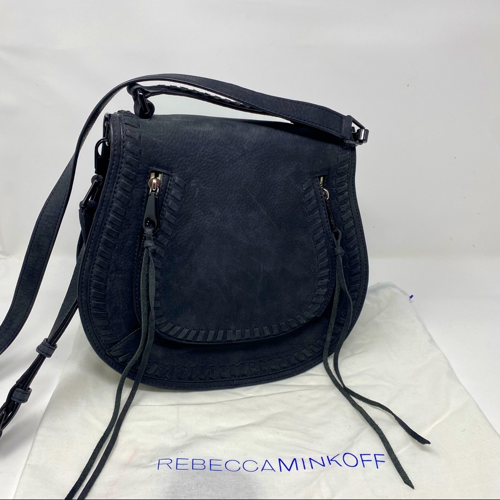 Rebecca Minkoff nubuck suede saddle bag